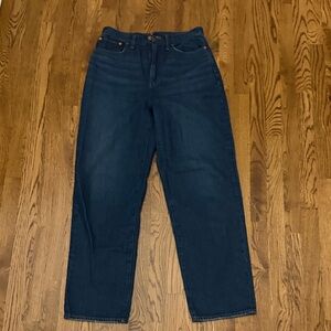 Madewell. Baggy Straight Jean